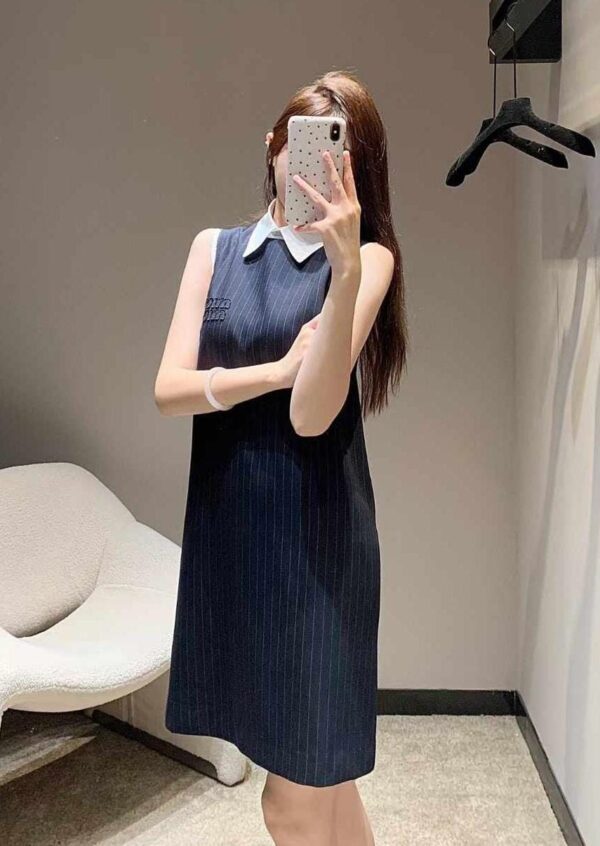 Miu Miu Pinstriped Dress