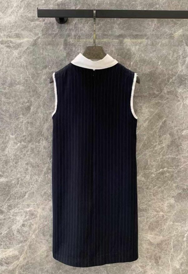 Miu Miu Pinstriped Dress - Image 3