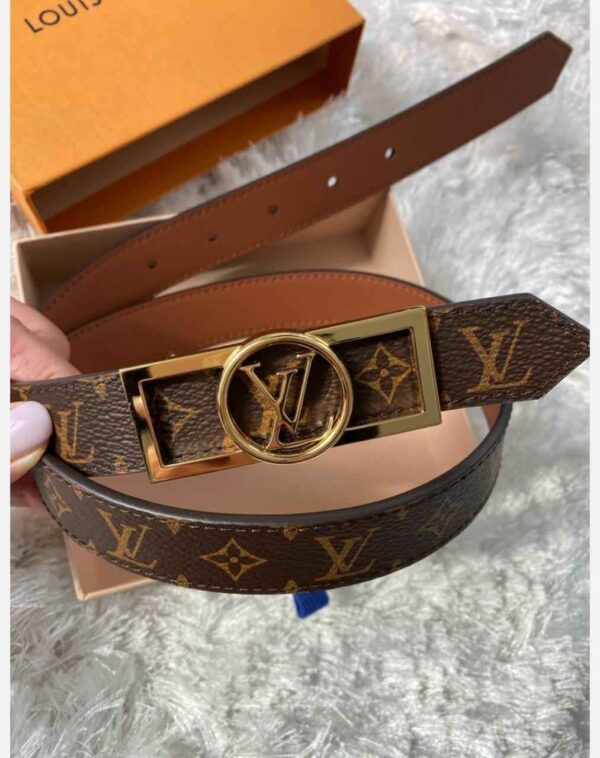 LV Trio 20mm Reversible Belt Monogram Canvas