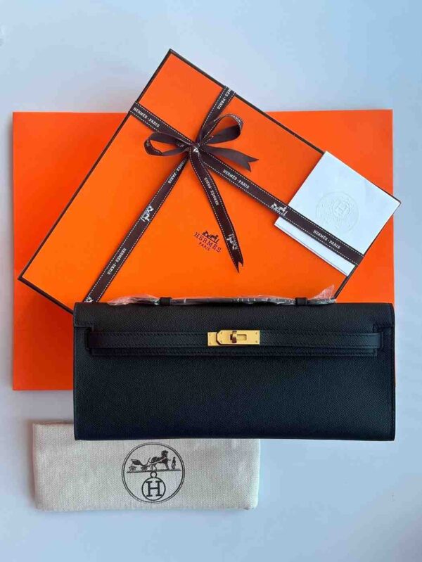 Hermès Epsom Kelly Wallet - Image 9