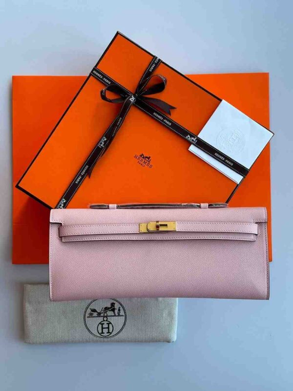 Hermès Epsom Kelly Wallet - Image 11