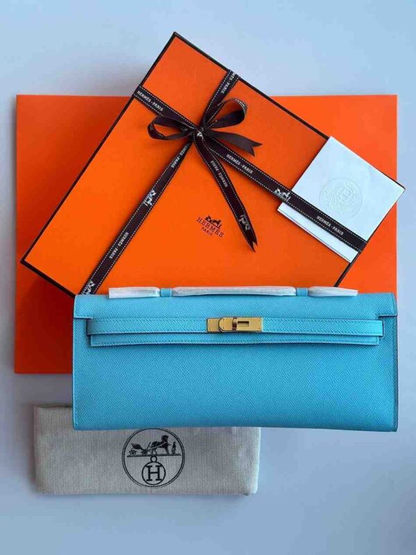 Hermès Epsom Kelly Wallet - Image 4