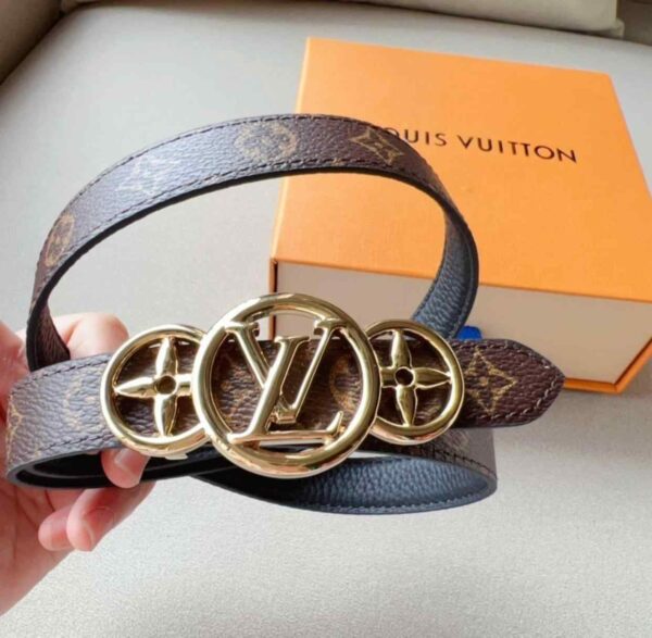 LV Trio 20mm Reversible Belt Monogram Canvas - Image 3