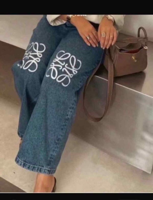 Loewe Anagram Baggy Jeans Women's - Image 2