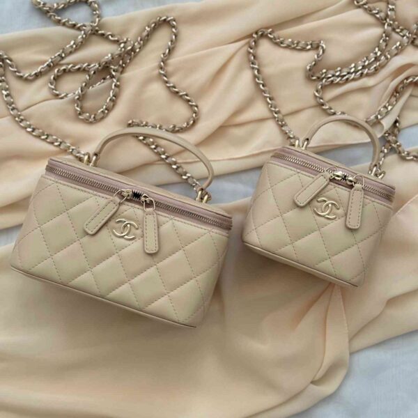 Chanel Top Handle Small Vanity Bag - Image 2