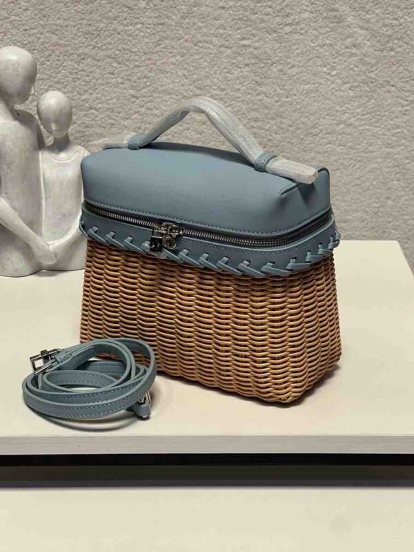 Loro Piana Wicker Extra Pocket L19 North-South - Image 4