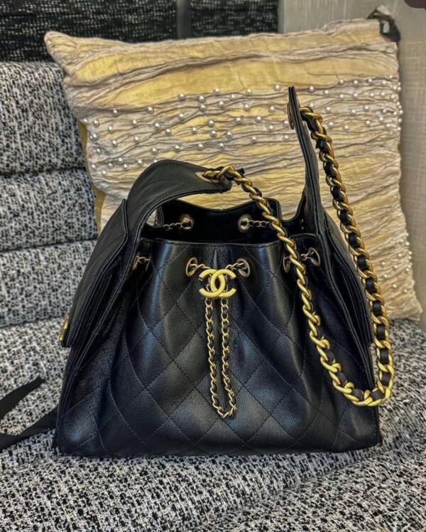 Chanel 25 handbag, Grained calfskin - Image 7