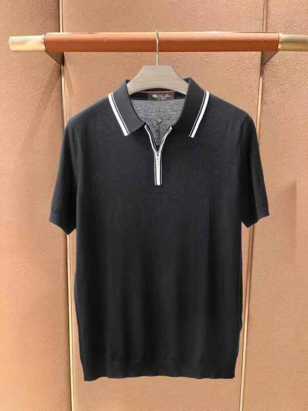 Loro Piana Old Money Polo Tshirt - Image 2