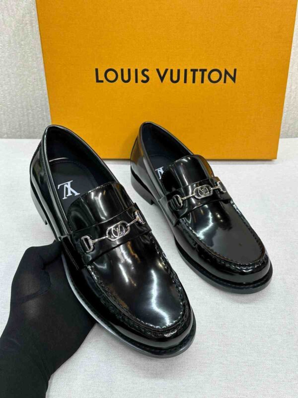Louis Vuitton Men's Black Shoes - Image 2