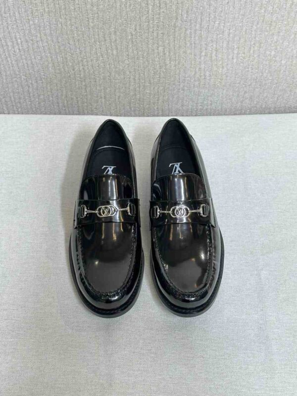 Louis Vuitton Men's Black Shoes - Image 3