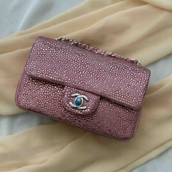 Chanel CC Series Diamond Chain Crossbody Bag - Image 4