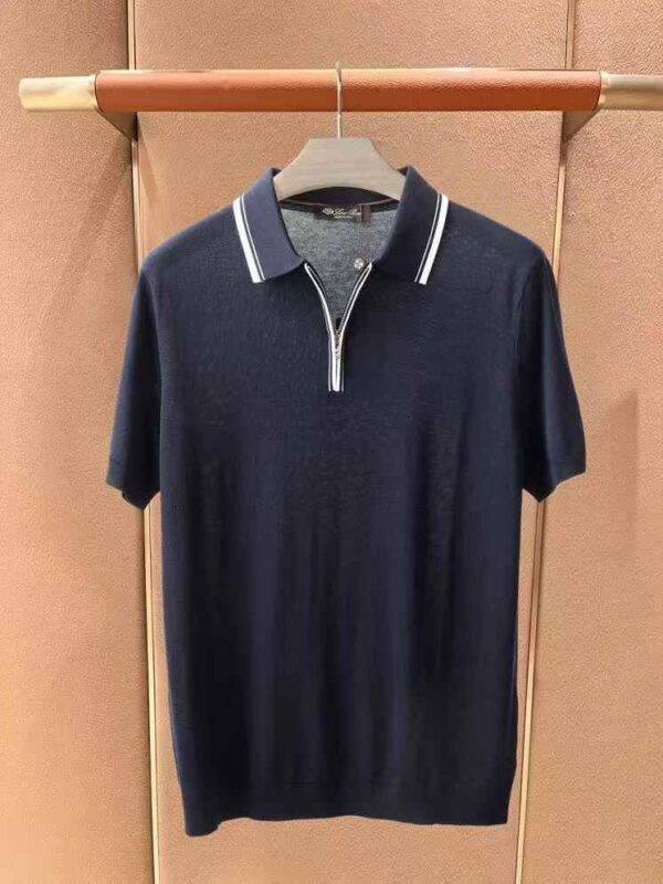 Loro Piana Old Money Polo Tshirt - Image 4