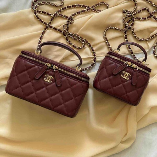 Chanel Top Handle Small Vanity Bag - Image 7