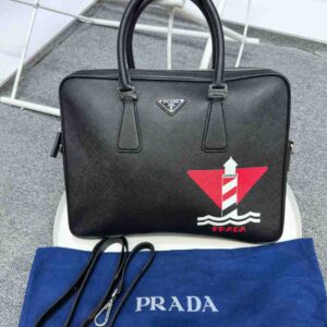Prada Saffiano Leather Briefcase