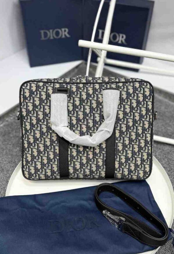 Christian Dior Vintage Oblique Briefcase - Image 2