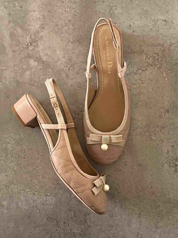 Christian Dior Slingback 30 Pump Quilted Cannage Calfskin - Image 3