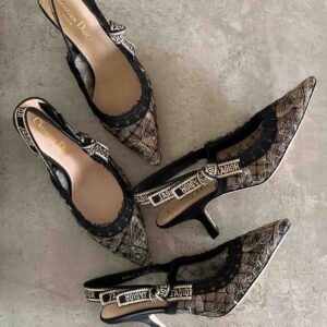 Women DIOR J'Adior Slingback Pump Nude Patent Calfskin