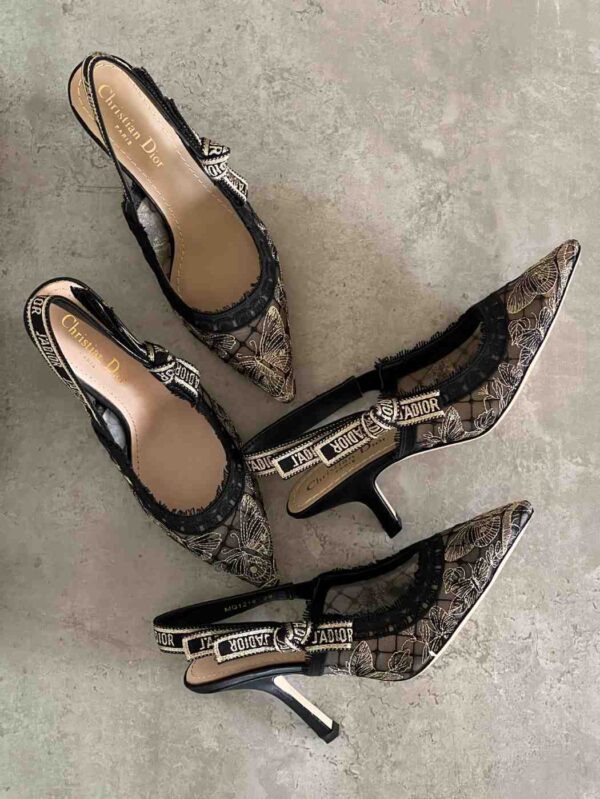 Women DIOR J'Adior Slingback Pump Nude Patent Calfskin