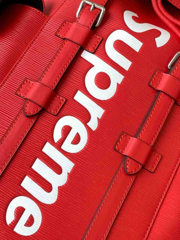 Louis Vuitton Pre-owned x Supreme 2017 Christopher PM backpackRed - Image 2