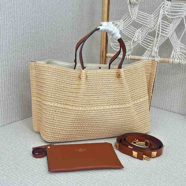 Valentino Summer woven tote bag women - Image 2